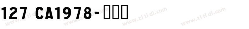 127 CA1978字体转换